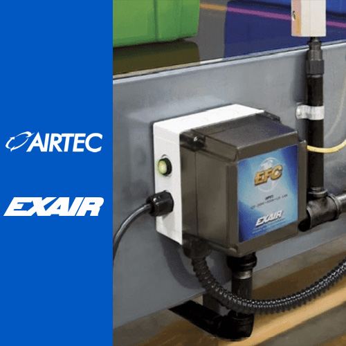 EXAIR Electronic Flow Control: Revolutionizing Industrial Compressed Air Efficiency blog card