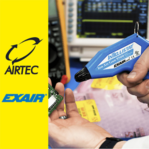 EXAIR Ion Air Gun Intellistat: Revolutionizing Static Elimination in Clean Processes blog card